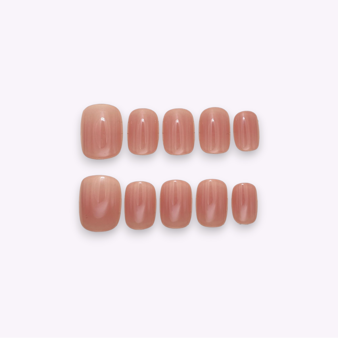 Whisper nails, unghie whisper, unghie naturali, press-on nails naturali, unghie press-on 